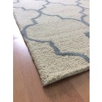 Handmade Wool Modern Rust/ Gray 5' x 8' lt1420 Area Rug