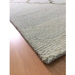 Handmade Wool Modern Green 5' x 8' lt1426 Area Rug