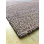 Handmade Wool Modern Brown/ lue 5' x 8' lt1436 Area Rug