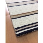 Handmade Wool Modern Ivory/ Beige 5' x 8' lt1466 Area Rug