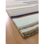 Handmade Wool Modern Beige/ Ivory 5' x 8' lt1506 Area Rug