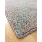 Handmade Wool Modern L. Brown/ Gray 5' x 8' lt1507 Area Rug