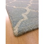 Handmade Wool Modern Gray/ Beige 5' x 8' lt1511 Area Rug
