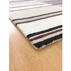 Handmade Wool Modern Gray/ Ivory 5' x 8' lt1520 Area Rug