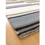 Handmade Wool Modern Gray/ Ivory 5' x 8' lt1521 Area Rug