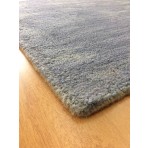 Handmade Wool Modern Gray/ Ivory 5' x 8' lt1551 Area Rug