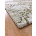 Handmade Wool Modern Ivory/ Brown 5' x 8' lt1556 Area Rug