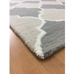 Handmade Wool Modern Brown/ Gray 5' x 8' lt1565 Area Rug