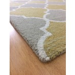 Handmade Wool Modern Gray/ Brown 5' x 8' lt1577 Area Rug