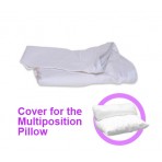 Deluxe Comfort Cotton Cover For Multi Position Pillow - Hypoallergenic - Tailored Fit - Soft Easy To Care For Cotton - Pillow Cover, White