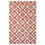 Modern Marvel Devin Marsala Rust Orange Rug 5' x 8'