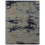 Modern Classic Hand Knotted Florence Wool Rug Sage Green - Brown - 8' x 10'