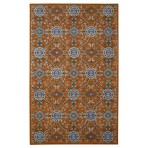 Modern Marvel 1101-A Moroccan Orange Rug 5' x 8'