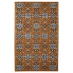 Modern Marvel 1101-A Moroccan Orange Rug 5' x 8'