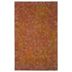 Modern Marvel 1104-A Erase Moroccan Persian Rust Marsala Rug 5' x 8'