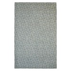 Modern Marvel Greek Key Gray Ivory Rug 5' x 8'