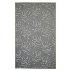 Modern Marvel Mana Gray Floral Rug 5' x 8'