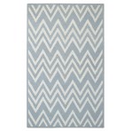 Moroccan Cheveron Vera Light Blue Rug 5' x 8'