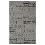 Moroccan Erase 1102-A Modern Beige Rug 5' x 8'