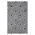 Moroccan Shag 2084 Black Rug 5' x 8'