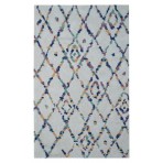 Moroccan Shag 2087 Diamond Trellis Multi Rug 5' x 8'