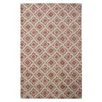Moroccan Star Trellis Pantone Marsala Rust Rug 5' x 8'
