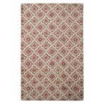 Moroccan Star Trellis Pantone Marsala Rust Rug 5' x 8'