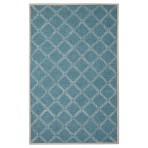 Moroccan Trellis Diamonds 2016-D Teal Rug 5' x 8'