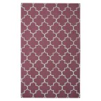 Moroccan Trellis Maroon Rug 5' x 8'