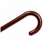 Wood Cane With Tourist Handle - Rosewood Stain