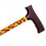 Adjustable Travel Folding Cane With Fritz Handle - Leopard