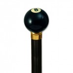 8-Ball Handle - Black Stain