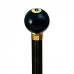 8-Ball Handle - Black Stain