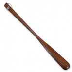21" Shoe Horn Wood in Teak Stained Rosewood
