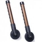 Walker Wheels 1 Pair - Bronze