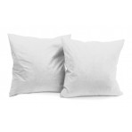 Microsuede Deco Pillow - 18x18 - Feather And Down Filled Pillows - Pack of 2 - Grey