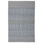 Nordic Scandinavian Silver Blue Nordic-10 Rug 5' x 8'