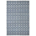 Nordic Scandinavian Blue Rug Nordic-17 5' x 8'