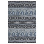 Nordic Scandinavian Gray Blue Nordic-7 Rug 5' x 8'