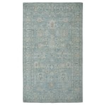 Hand Knotted Oushak Turkish Sage Beige Rug 4221 5' x 8'