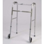 Standard Folding Walker With Wheels