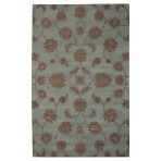 Floral Persian Hand Tufted 1078 Sage Rug 5' x 8'