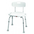 Bath & Shower Seat Adj w/Back (Retail)