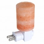 Amir Salt Lamp, Natural Himalayan Crystal Salt Light, Mini Hand Carved Night Light With Ul-Approved Wall Plug For Air Purifying, Lighting And