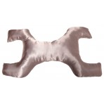 Key To Ageless Beauty Facial Bed Pillow - Unique Key Shaped Design Folds To Craddle Your Head - Silky Satin Pillow Case - Visibly Reduce Signs Of