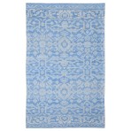 Knotted Silk 3222 Turkish Blue Rug 5' x 8'