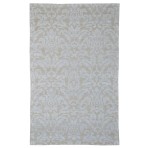 Knotted Silk 3229 Turkish Beige Lace Rug 5' x 8'