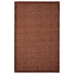 Henley 2042-Z1 Solid Textured Hand Tufted Rug Pantone Marsala Rust 5' x 8'