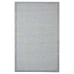 Henley 2042-Z2 Solid Textured Hand Tufted Rug Silver 5' x 8'