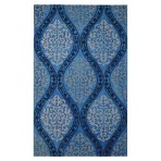 Moroccan Trellis 1083-A Blue Rug 5' x 8'